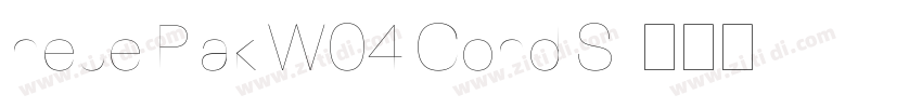 neue Plak W04 Cond S字体转换